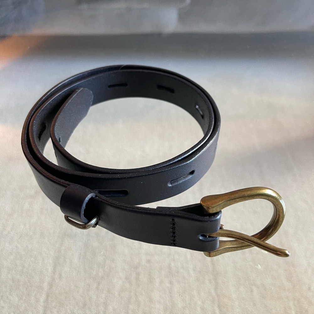 Madewell Leather belt black Small